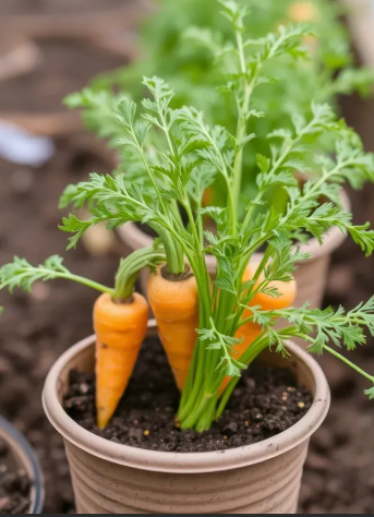 50 Semillas de Zanahoria Para Maceta